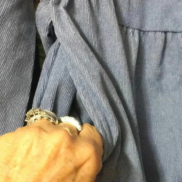 Simply Southern tiered dress corduroy pockets - Picture 3 of 5